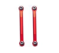 Per Wrangler Per SCX24 Per Deadbolt C10 Per Gladiator Per Bronco Per Axial 1/24 Set Di Bielle In Metallo Da 45 Mm 2 Pezzi Ricambi Per Auto RC Crawler Rc Asta di Trazione(Red)