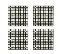 per WS2812B 8x8 RGB LED per pannello MATRIX, modulo punto 5050 Full Color per Arduino, scheda luminosa programmabile a 64 bit, controllo digitale 5V, confezione da 4