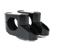 Per X-Cape Per Milano 1200 2021 2022 2023 2024 Riser Manubrio Indietro Spostato Verso Alto Riser Montaggio 28 Mm 1 1/8" Rialzo Manubrio Moto(Black)