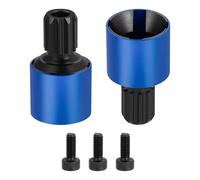 Per X-maxx 1/5 2 Pezzi Mozzi Posteriori In Metallo Blocchi Sterzo Diff Drive Cup Telecomando Monster Truck Parti Aggiornamento Sterzo