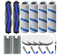 Per X11 OmniCyclone Kit Accessori Con 2 Spazzole Principali 4 Roller Mop 6 Spazzole Laterali 4 Filtri Spugna 2 Filtri HEPA E Strumenti di Pulizia