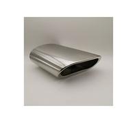 per X3 E83 F25 Serie 3 E90 E91 320d 318d 318i E92 E93 Coda Posteriore Gola Tubo di Scarico Coperchio Silenziatore Car Styling Accessori QAQMHVCVB(Argento)