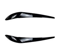 Per X3 F25 X4 F26 2014-2017 1 Paio Di Sopraccigli Per Fari Anteriori Auto Palpebra Lampada Luce Sopracciglia Adesivo Copri Faro Lente(Gloss Black)