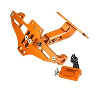 Per X4 Per NC700 SX Per VFR1200/F Per XL1000 Supporto Per Targa Posteriore Per Moto Supporto Per Indicatori Direzione Porta Targa Portatarga(Arancia)