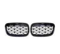 Per X5 E70 X6 E71 2007-2014 Griglie Anteriori Superiori Racing YIJIAVSX(Diamond-Glossy Black)
