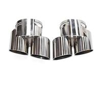 Per X5 G05 Per X6 G06 Per X7 G07 2019-2024 Tubo Di Scarico Tubo Interno In Acciaio Inossidabile Rivestimento Del Silenziatore Punta Ugello Auto Tubo Scarico(Silver)
