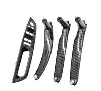 Per X5 X6 E70 E71 E72 2007-2014 LHD RHD 4 Pz Set Porta Finestra Interruttore Pannello Bracciolo Maniglia Tiro Copertura Trim Copertura Trim Interni Auto(LHD Carbon Set)