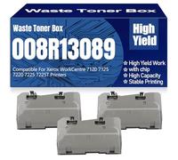 Per Xerox 7120 7125 7220 7225 Vaschetta di recupero toner 008R13089 8R13089 Contenitore di recupero compatibile per Xerox WorkCentre 7120 7125 7220 7225 7225T Stampanti,8R13089-3PC