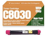 Per Xerox C8030 C8035 C8045 C8055 C8070 Cartucce toner compatibili ad alta capacità per Xerox AltaLink C8030 C8035 C8045 C8055 C8070 Stampanti con chip,Magenta-C8030