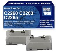 Per Xerox Vaschetta di recupero toner IV C2260 C2263 C2265 compatibile WC7120 008R13089 per Xerox IV C2260 C2263 C2265 7120 7125 7220 7225 Stampanti ad alta resa,8R13089-2PC