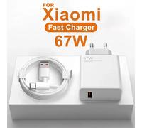 Per Xiaomi 67W USB Caricatore Super Veloce Adattatore di Alimentazione Mi 12 11 6A Tipo C Cavo POCO X5 X4 Pro Redmi Nota 9 10 11 Ricarica