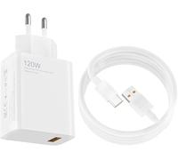 Per Xiaomi Caricabatterie 120W Hypercharge Fast Wall Charger Block per Xiaomi 14 13 12s Pro Lite Redmi Note K60 K50 12 11 Pro Plus Black Shark 3 4 5 Poco X5 F4 X4 Gt Mi Turbo 2M 6A USB Type C Cable