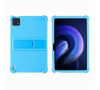 per Xiaomi Mi Pad 6/6 Pro Custodia 11 pollici 2023 Modello 6a generazione Tablet con cavalletto PC, silicone morbido, lavabile, angoli ispessiti antiurto, blu cielo