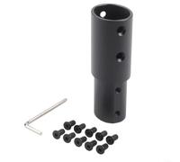 Per Xiaomi Per M365 Pro Pro2 1s Scooter Elettrico Alluminio Pole Raiser Kit Estensione Manubrio Colore Nero Rosso Con Viti E Chiave Strumento Per Riders Alti Comfort Aggiornamento (nero)