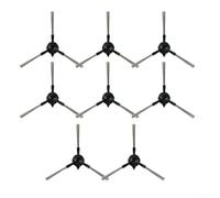 Per Xiaomi Per Mijia E5 Robot Aspirapolvere C108 Spazzola Laterale Pacchetto di Ricambio Per Migliorata Battiscopa E Pulizia Angoli (8PCS)