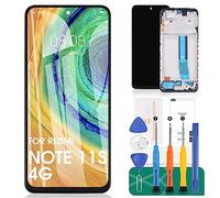 Per Xiaomi Redmi Note 11S 4G Schermo di Ricambio Per Redmi Note 11S 4G Display LCD Per Redmi Note 11S 4G Touch Screen Digitizer Assembly RMX3231 Kit di Riparazione (nero)
