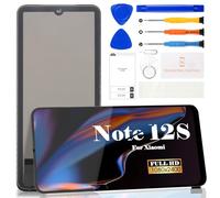 per Xiaomi Redmi Note 12S Schermo LCD di Ricambio per Redmi Note 12S Display 2303CRA44A, 23030RAC7Y, 2303ERA42L Touch Screen Digitizer Assembly Kit di Riparazione (Nero, Senza Cornice)