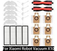 Per Xiaomi Robot Aspirapolvere X10 Robot Aspirapolvere Parti di ricambio Spazzola laterale principale Filtro Hepa Mop Panno Sacchetto per la polvere Accessori