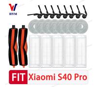 Per Xiaomi S40 PRO / OV71GL Robot aspirapolvere Accessori Spazzola laterale principale Mop Filtro in tessuto Sacchetto per la polvere Pezzi di ricambio di ricambio