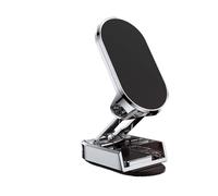 Per Xiaomi Supporto Magnetico Universale Telefono Auto Supporto Magnetico Pieghevole Per Smartphone Cellulare GPS Auto Porta Cellulare Auto(Silver)