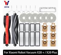 Per xiaomi X20+/X20 Plus parti accessori spazzola laterale principale filtro Hepa sostituzione del sacchetto per la polvere in tessuto