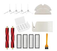 Per XiaomiMijia 1S T6T7 Robot Pezzo di Ricambio Spazzola Principale Edge-Sweeping Filtro Hepa Bundle Anti-Allergen Set Edge Kit-parti di ricambio Collezionista Spazzatrice Accessori Aspirapolvere