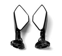 Per XJR1300 XJ6 Per V-max/MT-01 03 Per V-Star Per Virago - Specchietti Retrovisori Laterali Universali Per Moto In Alluminio Con Vetro Blu(Black)
