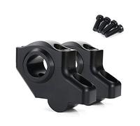 Per XL 1000 V Per Varadero Per NC700S Per NC700X Per Grom Per MSX125 Riser Manubrio Offset Da 7/8" 22 Mm Riser Di Montaggio Rialzo Manubrio Moto(Matte Black)