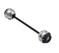 per XT1200Z per XT1200ZE per Super per Tenere 2010-2024 Motocicletta Drop Ball Anteriore Posteriore Ruota Forcella Slider Protector Parti Accessori Moto Ruota ASSE Paratelaio(Silver,Rear Wheel)