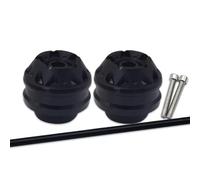 per XT1200Z per XT1200ZE per Super per Tenere 2010-2024 Motocicletta Drop Ball Anteriore Posteriore Ruota Forcella Slider Protector Parti Accessori Moto Ruota ASSE Paratelaio(Black,Front Wheel)