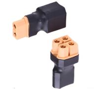 per XT60 Cavo di collegamento parallelo femmina a doppio adattatore maschio Saldatura robusta Prestazioni stabili Supporta grande corrente per cablaggio batteria LIPO per aggiornamento di tensione