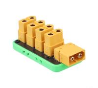 Per XT60 PDB per moduli di azionamento robotici ad alte prestazioni per droni e aerei RC con terminali placcati oro a bassa resistenza (B)