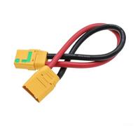 per xt90-S to per xt90 Extension Cable 10AWG Silicone 30cm (30cm) | 10AWG pure silicone wire, low resistance, high conductivity, per ideal for high current RC models