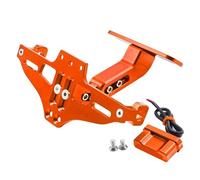 PER XZ 750 SE XZ750SE XZ750 SE 1981-1983 TUTTI GLI ANNI Regolabile Con Supporto Per Targa Moto Leggero Motociclo(Orange)