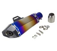 Per Y&amaha FZ1 R6 R15 R3 51mm Ingresso Universale Moto Tubo Di Scarico Marmitta Silenziatore moto silenziatore posteriore(3)