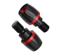 Per Y&amaha MT-07 MT07 MT 07 2014-2017 Motociclette CNC Alluminio Manopole Manubrio Plug Slider Estremità Manubrio Contrappesi Manubrio Bilancieri(Rosso)