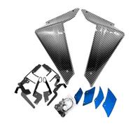 Per Y&Amaha MT-09 FZ-09 MT09 FZ09 SP 2021-2023 Moto Sport Downforce Spoiler Laterali Aerodinamico Vento Ala Deflettore Ali Laterali Per Moto(Carbon Look-B)