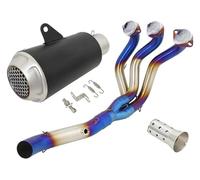 Per Y&amaha Per MT-09 FZ-09 FJ09 Per MT09 Per TRACER 900 GT Moto DB Killer Tubo Scarico Escape Sistema Completo Marmitta Con Collegamento Anteriore scarico silenziatore marmitta(A)