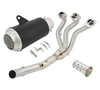 Per Y&amaha Per MT-09 FZ-09 FJ09 Per MT09 Per TRACER 900 GT Scarico Per Moto Escape Sistema Completo Tubo Di Collegamento Anteriore DB Killer Marmitta scarico silenziatore marmitta(B)