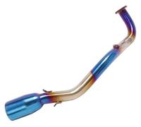 Per Y&amaha Per Xmax 125 X MAX125 2021 2022 Sistemi Per Moto Slip On Tubo Di Scarico Anteriore In Acciaio Inossidabile Modificato Moto Silenziatore Posteriore(B)