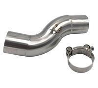 Per Y&amaha Per YZF-R6 2006 2007 2008 2012 2014 2015 2016 2017 2018 2019 Moto Modifica Marmitta Tubo Di Collegamento Centrale Moto Silenziatore Posteriore(R6 06-19 B-2)