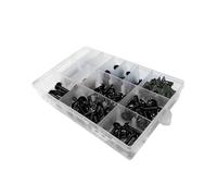 Per Y&amaha Tmax 500 Tmax500 T Max 500 TMAX 530 2001-2020 YZF R1 R6 Kit Bulloni Carenatura Universale Moto Viti Dado Kit bulloni carenatura(Nero)