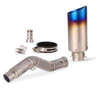 Per Y&amaha YZF R1 Per MT10 2009-2014 Marmitta Per Moto Escape Mid Link Pipe Slip On Senza DB Killer Scarico moto silenziatore posteriore(2)