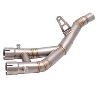 Per Y&amaha YZF R1 Per MT10 2015-2021 Moto Elimina Catalizzatore Di Serie Scarico Collegamento Centrale Tubo Slip On Marmitta moto silenziatore posteriore