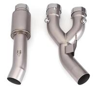 Per Y&amaha YZF R1 R1M 2015-2025 Moto Escape 51MM Interfaccia Collegamento Centrale Escape Slip On Tubo Di Scarico Moto Silenziatore Posteriore
