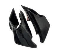 Per Y&amaha YZF-R1 YZFR1 2021 2022 2023 Parafanghi Pneumatici Per Moto In Fibra Di Carbonio, Parafanghi Fissi, Spoiler Laterale parti decorative(Bright black)