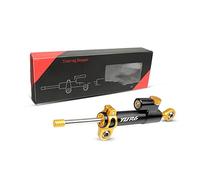 per Y&amaha YZFR6 1999-2004 YZF-R6 2000 2001 2002 2003 YZF R6 Moto Stabilizzatore di Sterzo Regolabile Ammortizzatore di Controllo di Sicurezza Ammortizzatore sterzo Moto (Color : G-Black)