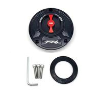 Per YA&MAHA FZ6 R1 R6 Coperchio Serbatoio Carburante Moto(Black and Red,FOR YZ6 LOGO)