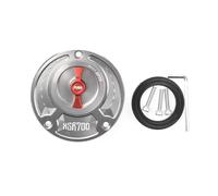 per Ya&MAHA XSR700 2016 Tappo Serbatoio Carburante Moto(Sliver And Red)
