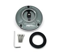 per Ya&MAHA YZFR125 2012 Tappo Serbatoio Carburante Moto(Gray adn Black)